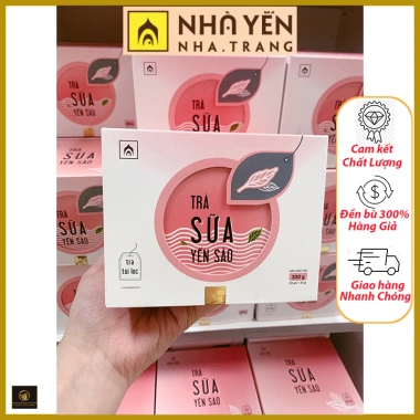 Trà Sữa Yến Sào 30gr - Hộp 10 gói - Nhà Yến Nha Trang - Giá ưu đãi 125k Thủ Đức