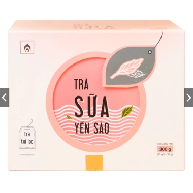 Trà Sữa Yến Sào 30gr - Hộp 10 gói - Nhà Yến Nha Trang - Giá ưu đãi 125k Thủ Đức