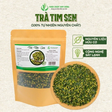 Trà Tâm Sen Tim Sen Huế Sấy Khô Loại 1 - Giúp Ngủ Ngon, Giảm Giá - Thảo Dược Duy Hưng