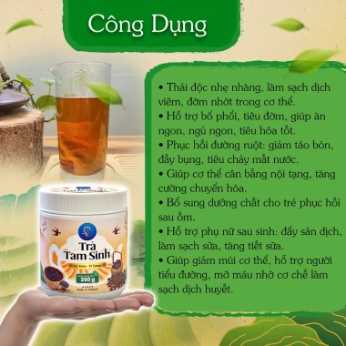 Trà Tam Sinh Vạn Đại 250g - Tăng Cường Năng Lượng, Giảm Giá Đặc Biệt 475k 6