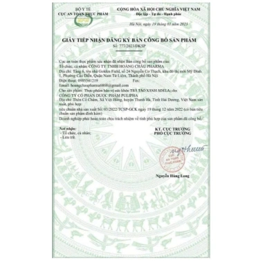Trà táo xanh Adela mẫu 2.025 - Hộp 12 gói, giảm mỡ nhanh, dùng 1 gói sáng mỗi ngày, giảm giá 255k 7