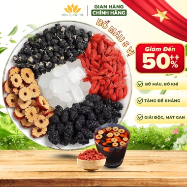 Trà Tết 2.026 Bổ Máu Mộc Nhiên - Giảm Chóng Mặt, Hỗ Tim, Stress Giá 35.000đ