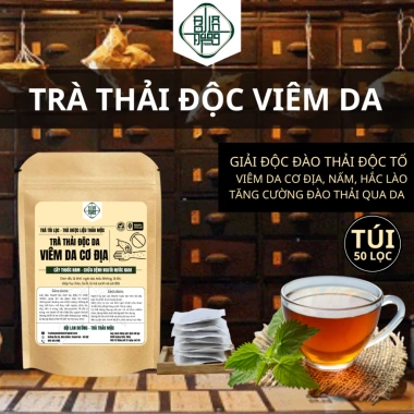 Trà Thải Độc Da Bội Lan Đường - Giảm ngứa, chữa viêm da cơ địa, chàm, nấm - Túi 50 lọc, Giá ưu đãi 154,000đ