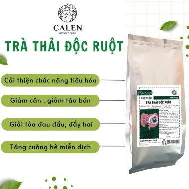 Trà thải độc ruột Calen 30 lọc Giảm táo bón, tiêu hoá, giảm cân, giá ưu đãi 200k