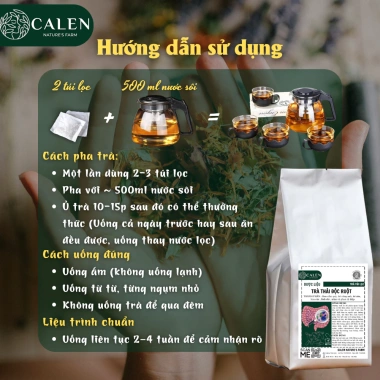 Trà thải độc ruột Calen 30 lọc Giảm táo bón, tiêu hoá, giảm cân, giá ưu đãi 200k 7 Trà thải độc ruột Calen 30 lọc Giảm táo bón, tiêu hoá, giảm cân, giá ưu đãi 200k 7