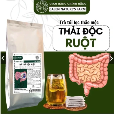 Trà thải độc ruột Calen 30 lọc Giảm táo bón, tiêu hoá, giảm cân, giá ưu đãi 200k 10 Trà thải độc ruột Calen 30 lọc Giảm táo bón, tiêu hoá, giảm cân, giá ưu đãi 200k 10