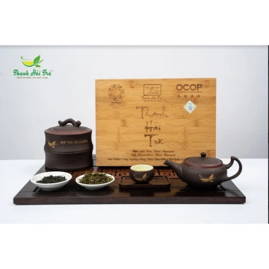 Trà Thái Nguyên Ngon 500g - Hộp Tre Bảo Quản - Chè Thanh Hải, Giá 1.000.000₫