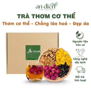 Trà thảo mộc An Diên hương hoa nhài – Đẹp da, thơm người, giảm còn 95.000đ