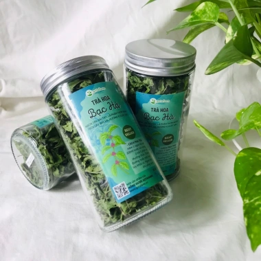 Trà thảo mộc Bạc Hà Gotafarm đặc biệt - Ngọn hoa đầu cành, giá ưu đãi 180.000đ