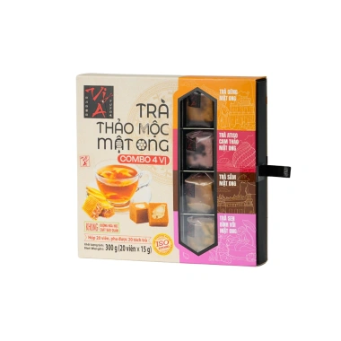 Trà Thảo Mộc Mật Ong Vị Á Combo 4 Vị - Trải Nghiệm Thưởng Trà Hiện Đại, Giá 170k 5