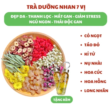 Trà thảo mộc mix 30 gói - Dưỡng nhan, đẹp da, giữ dáng, thanh nhiệt, thanh lọc gan, dễ ngủ - 170k (Giá gốc 219k) 6