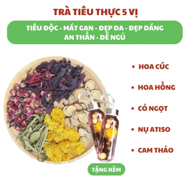 Trà thảo mộc mix 30 gói - Dưỡng nhan, đẹp da, giữ dáng, thanh nhiệt, thanh lọc gan, dễ ngủ - 170k (Giá gốc 219k) 10