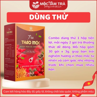 Trà Thảo Mộc Nam Giới Hộp 30 Gói - Hỗ Trợ Sinh Lực Giá Ưu Đãi 45.000 VND 10 Trà Thảo Mộc Nam Giới Hộp 30 Gói - Hỗ Trợ Sinh Lực Giá Ưu Đãi 45.000 VND 10