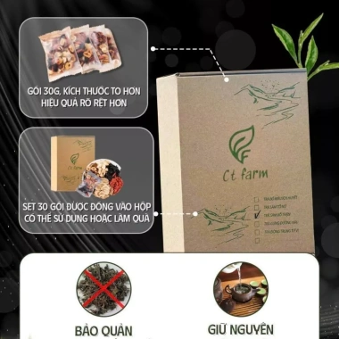 Trà Thảo Mộc Nhân Sâm Lục Vị - Bổ Thận, Tráng Dương, Tăng Cường Sinh Lý Nam Giới - Set 30 Gói - Giá 228.999đ 5