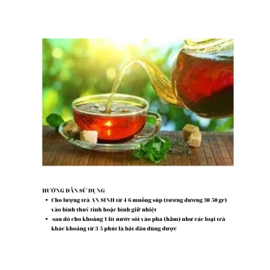 Trà Thảo Mộc Organic An Sinh 500gr - Tăng Cường Sức Khỏe, Giá Ưu Đãi 175.000 VND 3