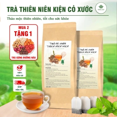 Trà Thiên Niên Kiện Cỏ Xước Túi Lọc – Combo Giảm Đau Xương Khớp, Tê Bì Tay Chân, Giá 55.000 VND (Giảm từ 71.500 VND)