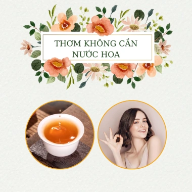 Trà thơm Dogiafarm không cần nước hoa, thải độc, nhài nụ, hoa nhài, bạch phục linh, trần bì 59.999đ 4