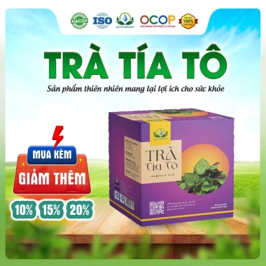 Trà Tía Tô 30 Túi Lọc Siêu Thị Thiên Nhiên - Giá chỉ 43.000đ, tiết kiệm, thơm ngon