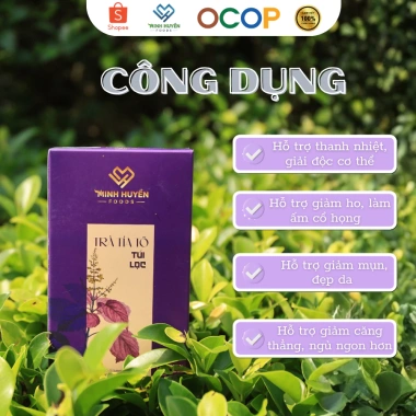 Trà tía tô Minh Huyền Foods 60g hộp/túi - Giảm 23% - Thảo dược tự nhiên hỗ trợ giảm cân, đề kháng 2