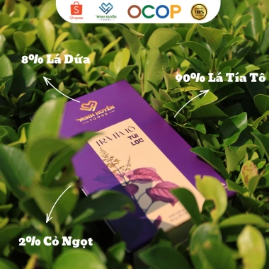 Trà tía tô Minh Huyền Foods 60g hộp/túi - Giảm 23% - Thảo dược tự nhiên hỗ trợ giảm cân, đề kháng 3