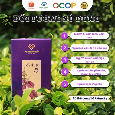 Trà tía tô Minh Huyền Foods 60g hộp/túi - Giảm 23% - Thảo dược tự nhiên hỗ trợ giảm cân, đề kháng 4