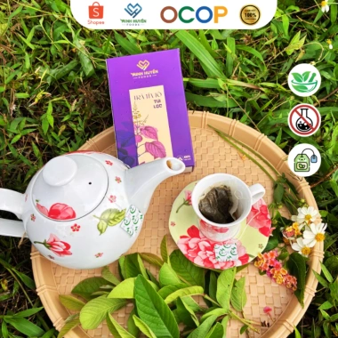 Trà tía tô Minh Huyền Foods 60g hộp/túi - Giảm 23% - Thảo dược tự nhiên hỗ trợ giảm cân, đề kháng 10