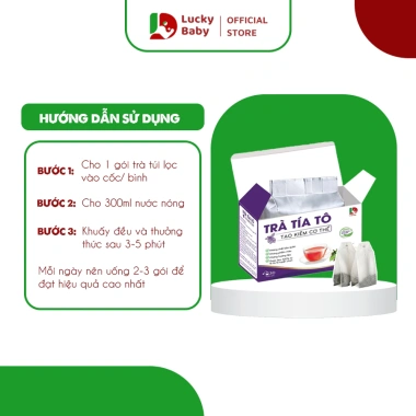Trà tía tô Organic không chất bảo quản - Giảm còn 100k | Lucky Baby Store