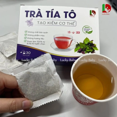 Trà tía tô Organic không chất bảo quản - Giảm còn 100k | Lucky Baby Store