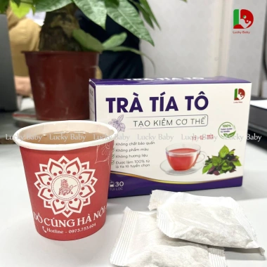 Trà tía tô Organic không chất bảo quản - Giảm còn 100k | Lucky Baby Store