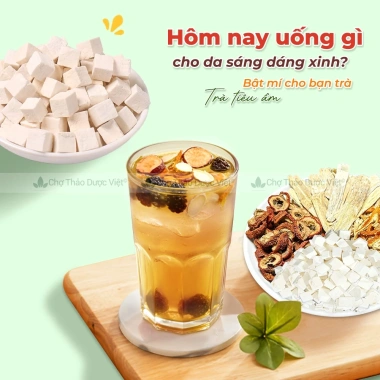 Trà tiêu ẩm Mix 4 vị bạch linh, trần bì, hoàng kỳ, sơn tra - Dưỡng tỳ vị, giảm giá 140k (giá gốc 173.6k) 4