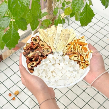 Trà tiêu ẩm Mix 4 vị bạch linh, trần bì, hoàng kỳ, sơn tra - Dưỡng tỳ vị, giảm giá 140k (giá gốc 173.6k) 5