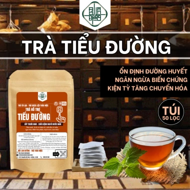 Trà Tiểu Đường Bội Lan Đường-Hạ Huyết Mỡ Máu 50 gói lọc - Ngăn Ngừa Chứng, Giá 176k