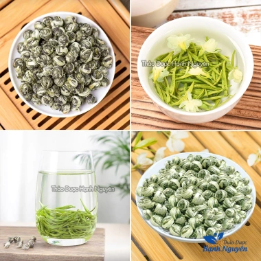 Trà Tiểu Long Châu Hoa Lài Xoắn 1kg - Trà Xanh Thượng Hạng Hạnh Nguyên, Giá Ưu Đãi 525.600đ