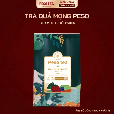 Trà Trái Cây Quả Mọng PESO 250g (5g x 50 túi) - Hương Ngọt Ngào, Thơm Mát, Giá Ưu Đãi 194.400 VND