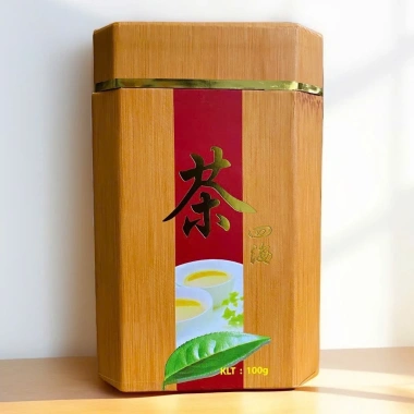 Trà Tứ Hải Ô Long Cao Cấp 100g Hộp Giấy Giả Gỗ - Quà Tết Biếu Trà 145.000₫