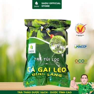 Trà Túi Lọc Cà Gai Leo Đinh Lăng Sadu 250g - Thư Giãn, Hỗ Trợ Tuần Hoàn, 79.000₫