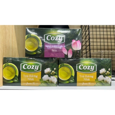 Trà Túi Lọc Cozy Hương Sen Lài 25 Gói 2g - Thơm Ngon, Giá 39.900₫
