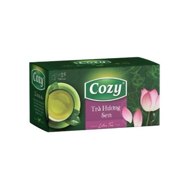 Trà Túi Lọc Cozy Hương Sen Lài 25 Gói 2g - Thơm Ngon, Giá 39.900₫ 2 Trà Túi Lọc Cozy Hương Sen Lài 25 Gói 2g - Thơm Ngon, Giá 39.900₫ 2