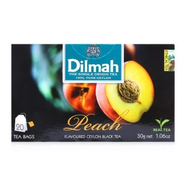 Trà Túi Lọc Dilmah Hương Đào 30g - Giảm giá 45.000, Thơm ngon, Dễ pha