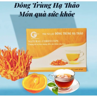 Trà Túi Lọc Đông Trùng Hạ Thảo 2g x20 - Tăng đề kháng, năng lượng, 145.000đ