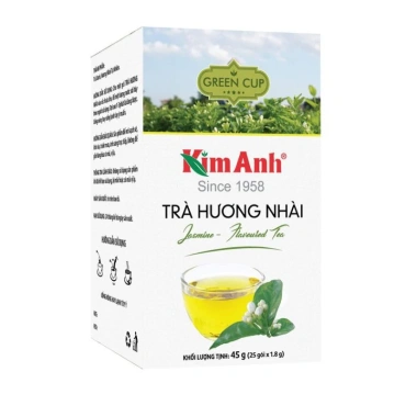 Trà túi lọc hương nhài Kim Anh Green Cup giảm giá 20% chỉ 36.000₫