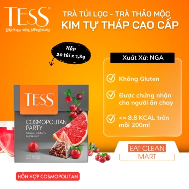 Trà túi lọc kim tự tháp TESS 20 túi - Hoa quả, thảo mộc, không Gluten, còn 15.000₫ Mart 10