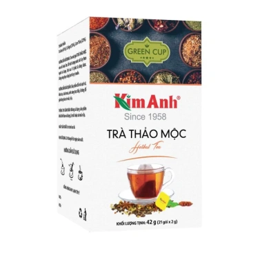 Trà túi lọc thảo mộc Kim Anh Green Cup - Hương vị thiên nhiên, giảm giá 47.000 VND