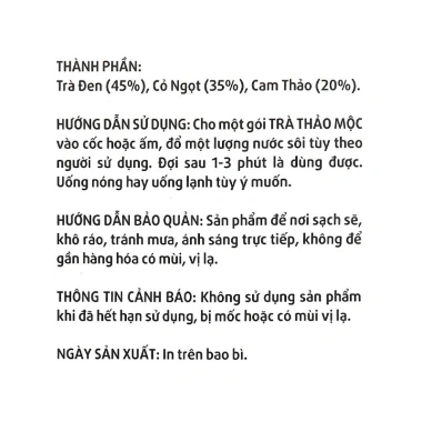 Trà túi lọc thảo mộc Kim Anh Green Cup - Hương vị thiên nhiên, giảm giá 47.000 VND 4 Trà túi lọc thảo mộc Kim Anh Green Cup - Hương vị thiên nhiên, giảm giá 47.000 VND 4