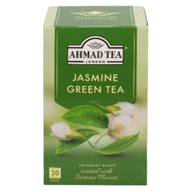 Trà xanh hương Hoa Nhài Ahmad 40g Túi lọc 20 túi/hộp, bao thiếc, chỉ 27.000₫ 2