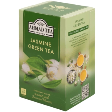 Trà xanh hương Hoa Nhài Ahmad 40g Túi lọc 20 túi/hộp, bao thiếc, chỉ 27.000₫ 8