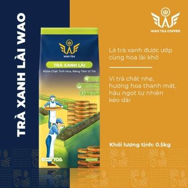 Trà Xanh Lài WAO 0,5kg - Pha Trà Ngon, Hương Lài 100% Tự Nhiên, Giá 115.000 VND 5 Trà Xanh Lài WAO 0,5kg - Pha Trà Ngon, Hương Lài 100% Tự Nhiên, Giá 115.000 VND 5