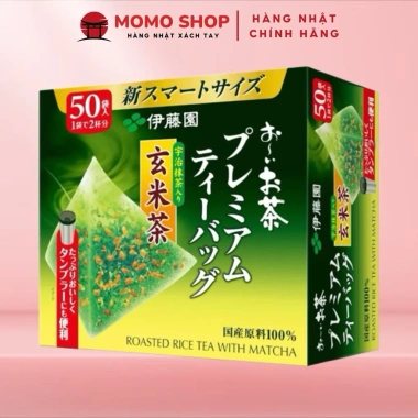 Trà Xanh Matcha Gạo Lức ITOEN 50 Gói Hộp Lớn - Ngon, Tươi, Năng Lượng, Giá: 94.380 - 78.000 VNĐ