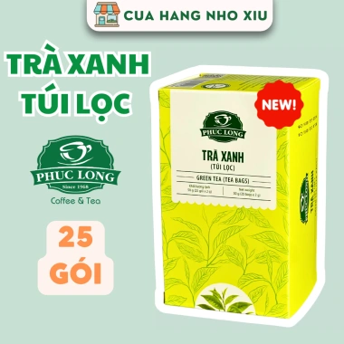 Trà Xanh Túi Lọc Phúc Long 25 gói x 2g - Giảm còn 17.000đ, Thơm ngon, Tiện lợi