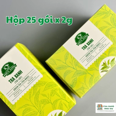 Trà Xanh Túi Lọc Phúc Long 25 gói x 2g - Giảm còn 17.000đ, Thơm ngon, Tiện lợi